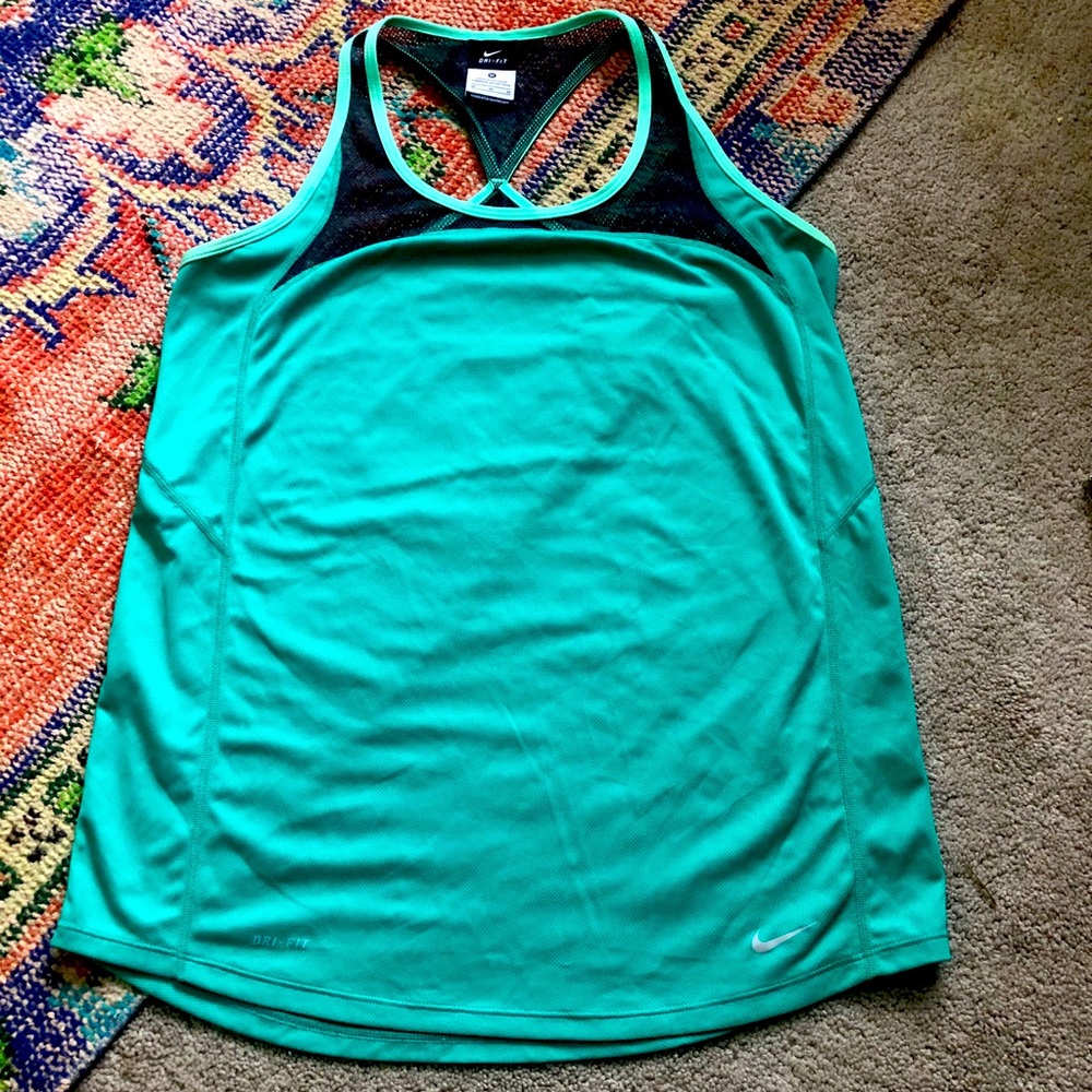 Nike Dri-Fit racerback athletic top with mesh